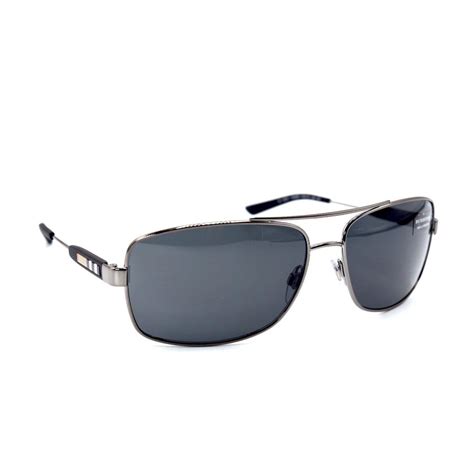 Burberry™ BE3074 100387 63 Gunmetal Sunglasses 